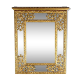 Gilded Wood Glazing Bead Mirror, Napoleon III Period – Mid 19th Century