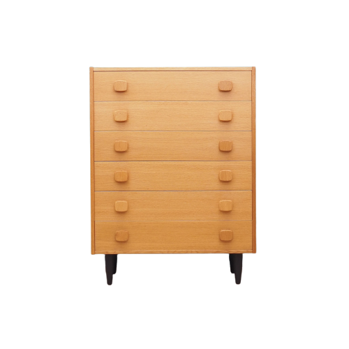 Commode en frêne, design danois, années 70, fabriqué au Danemark