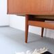 Teak ring buffet in vintage retro style from the 60s-70s.