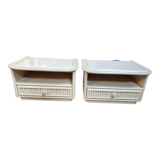 Pair of vintage bedside tables