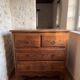 Rustic oak chest of drawers