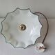 Suspension en opaline blanche