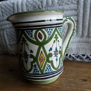 Pitcher Safi artisanal pottery Serghini Morocco