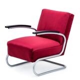 Czechoslovakian Model S411 Armchair from Mücke Melder, 1940s