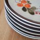 6 vintage dessert plates