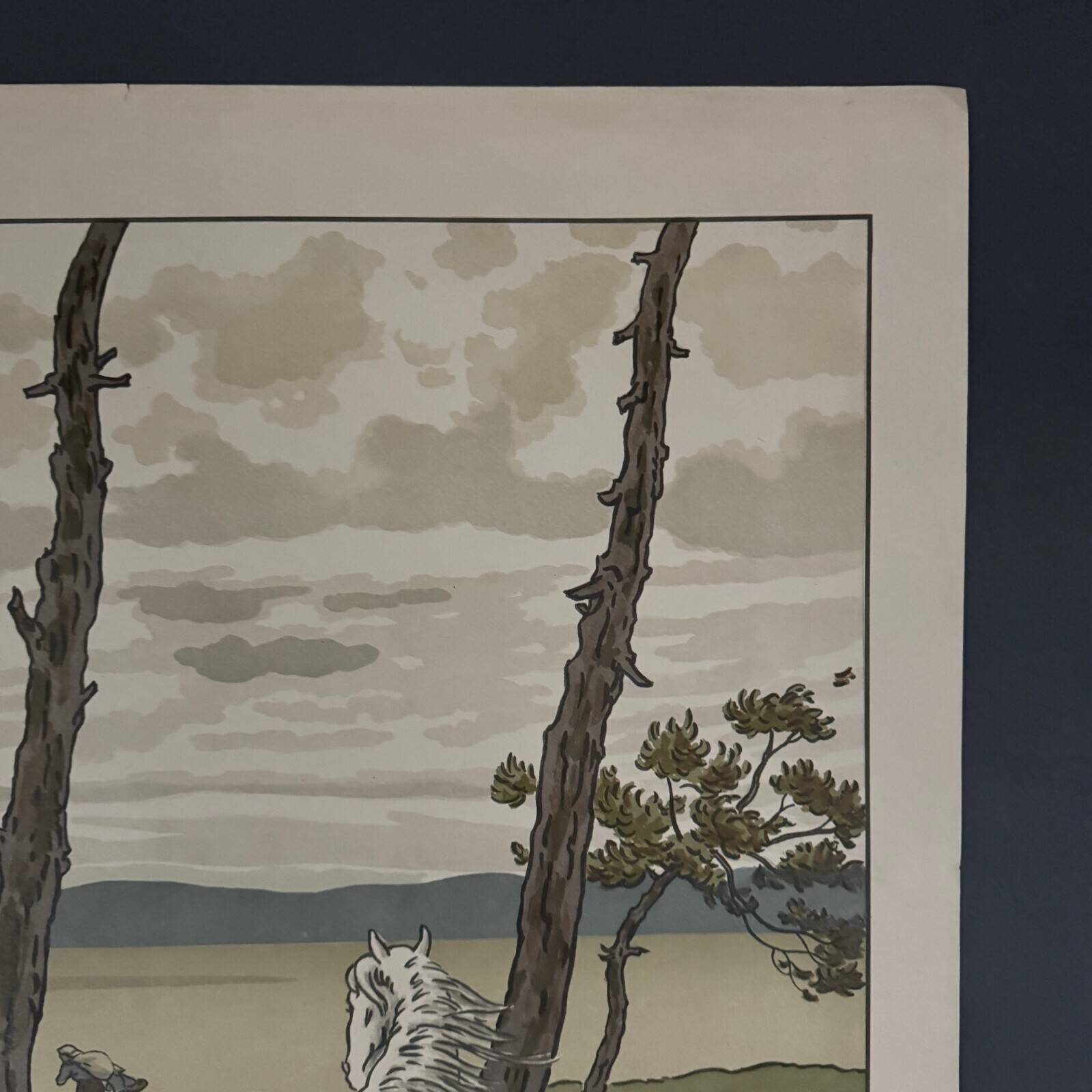 Lithograph by Henri Rivière Aspects of Nature - The Bay