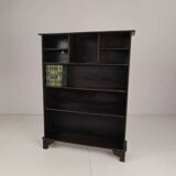 20th century open bookcase with bead motif