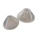 Two fluted glass offal