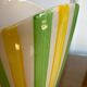 Saint Clement vase hand painted stripes