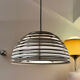 Kazuo Motozawa, Large Suspension "Saturn", Circa 1972, Metal Lamp