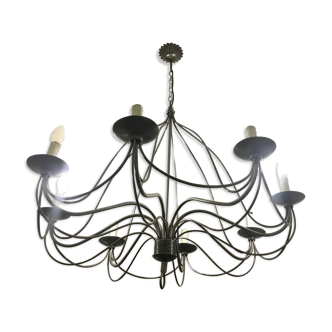 Wrought iron chandelier