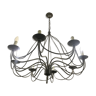 Wrought iron chandelier