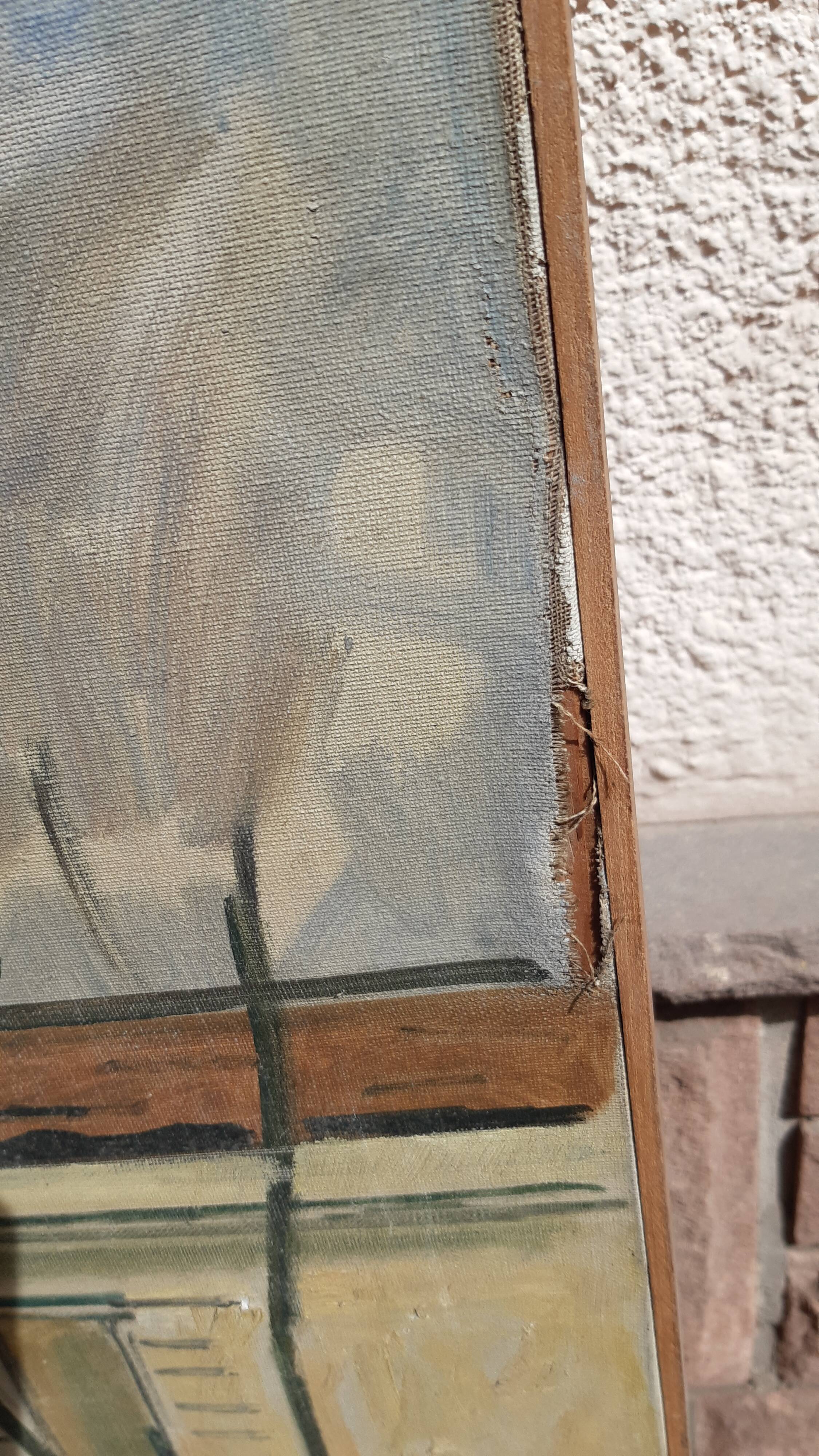 Oil on canvas "Montmartre" by Guy le Florentin