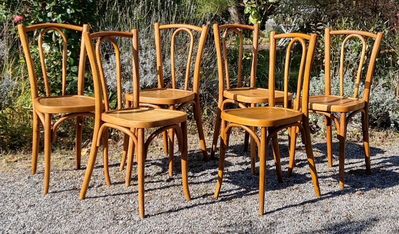 Suite 6 chairs bistro baumann 20s