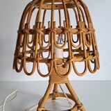 Bamboo bedside lamp