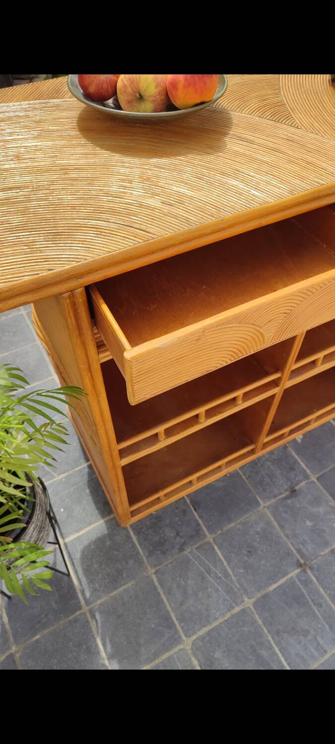 Vintage bamboo bar 1970