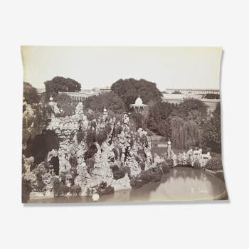 Pascal Sébah (1823-1886) - Photograph, albumen print - Ghezireh Palace and Garden, Egypt