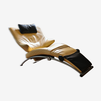 Solo 699 leather armchair design 1980