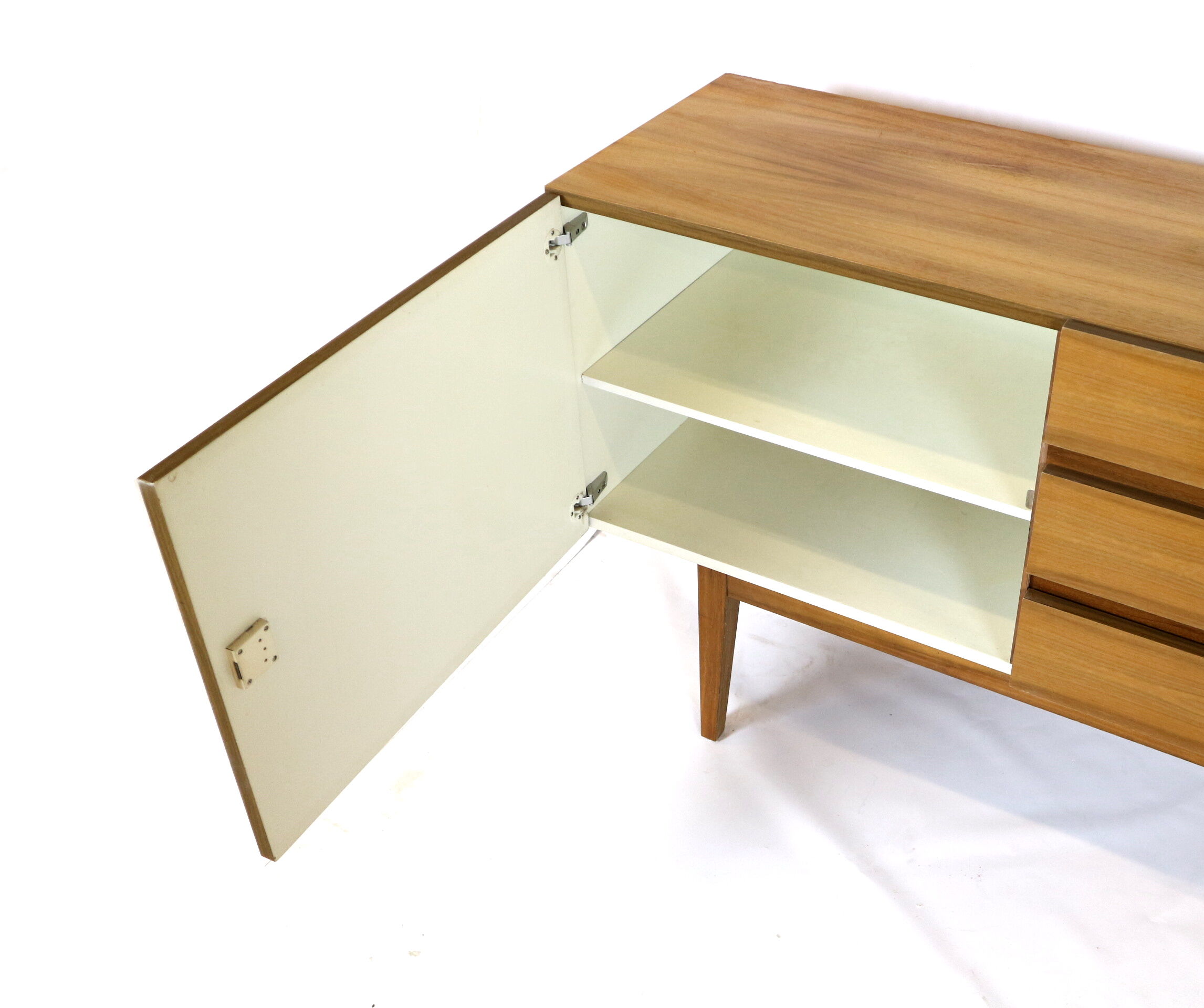 Vintage sideboard with drawers made in the 60s