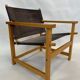 Vintage Safari Chair 1980s Hyllinge Møbler Denmark