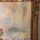 Large Framed Watercolor - An Elegant Woman - Signed 1900s