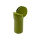 Space age green ceramic vase, Pietro Arosio, Parravicini Italy ca. 1960