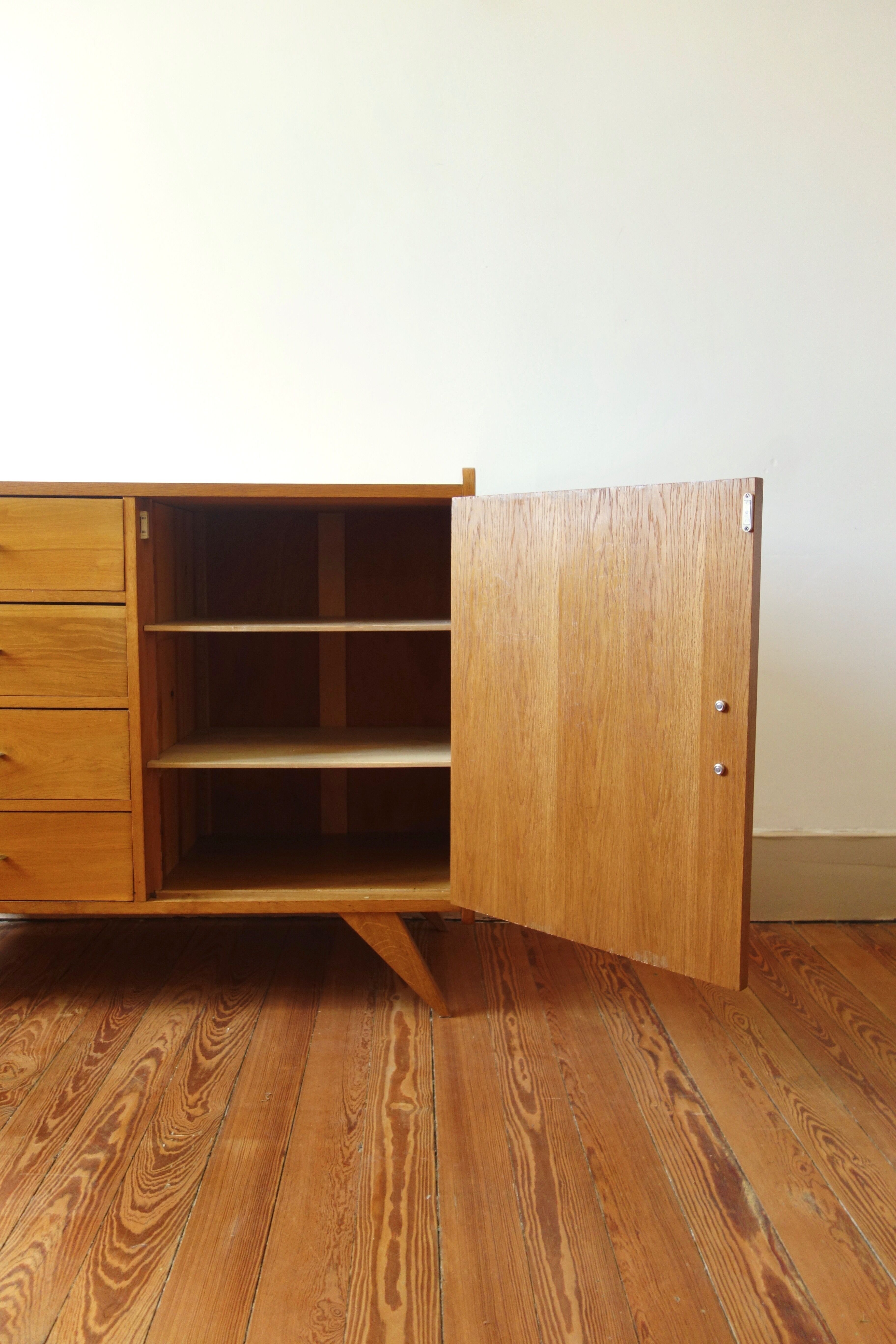 In the 1950s oak buffet
