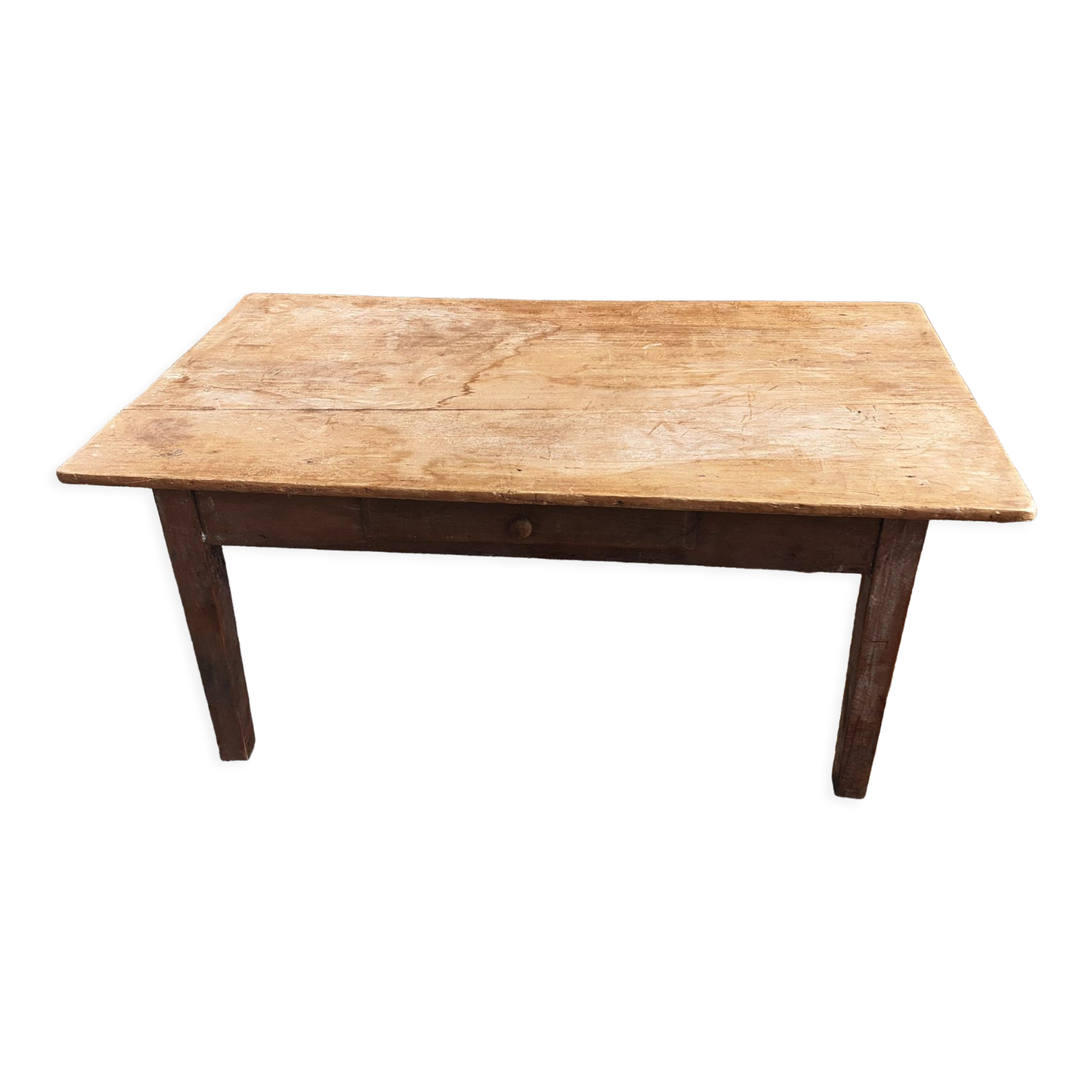 Solid walnut coffee table