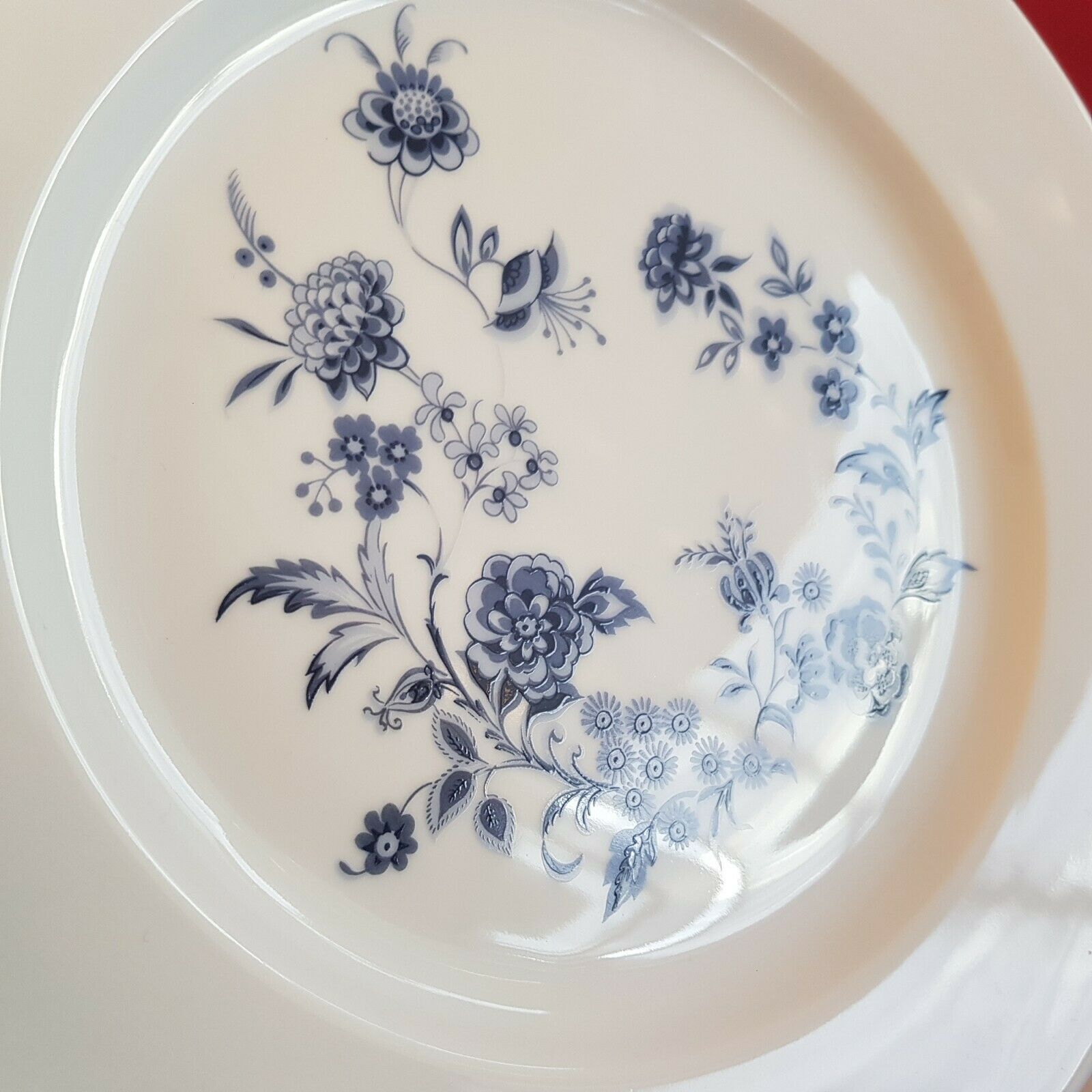 Frelon porcelain dessert set 8 plates + 2 trays