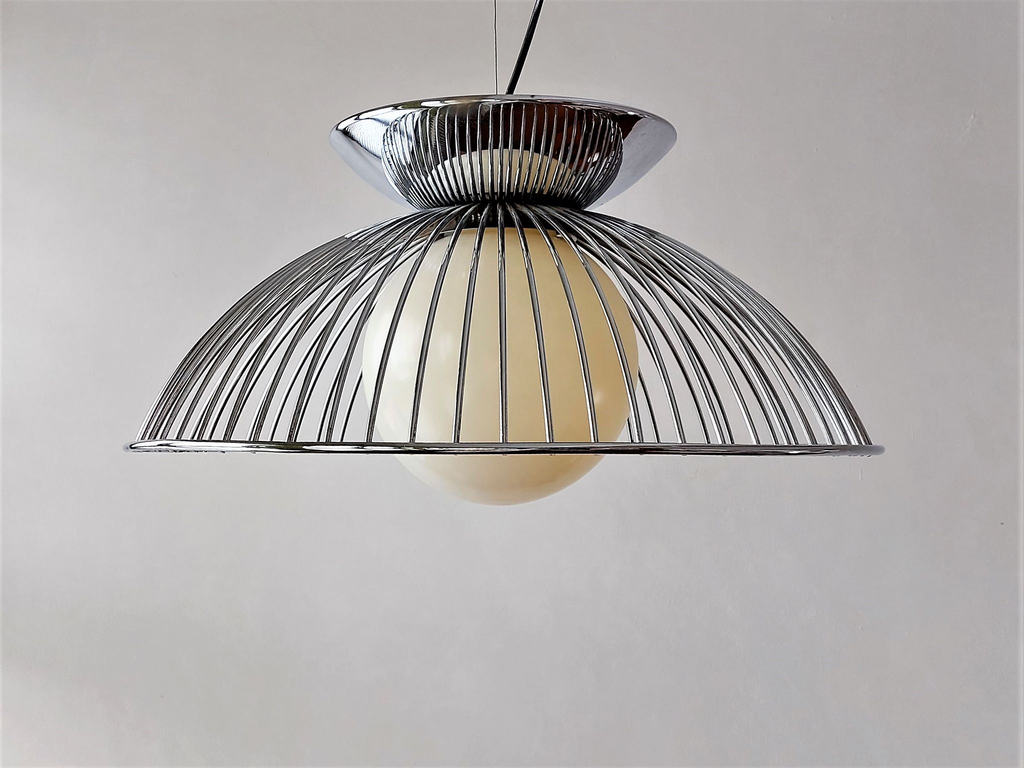 'Moana' pendant lamp by Luigi Massoni for Harvey Guzzini, Italy 1960's