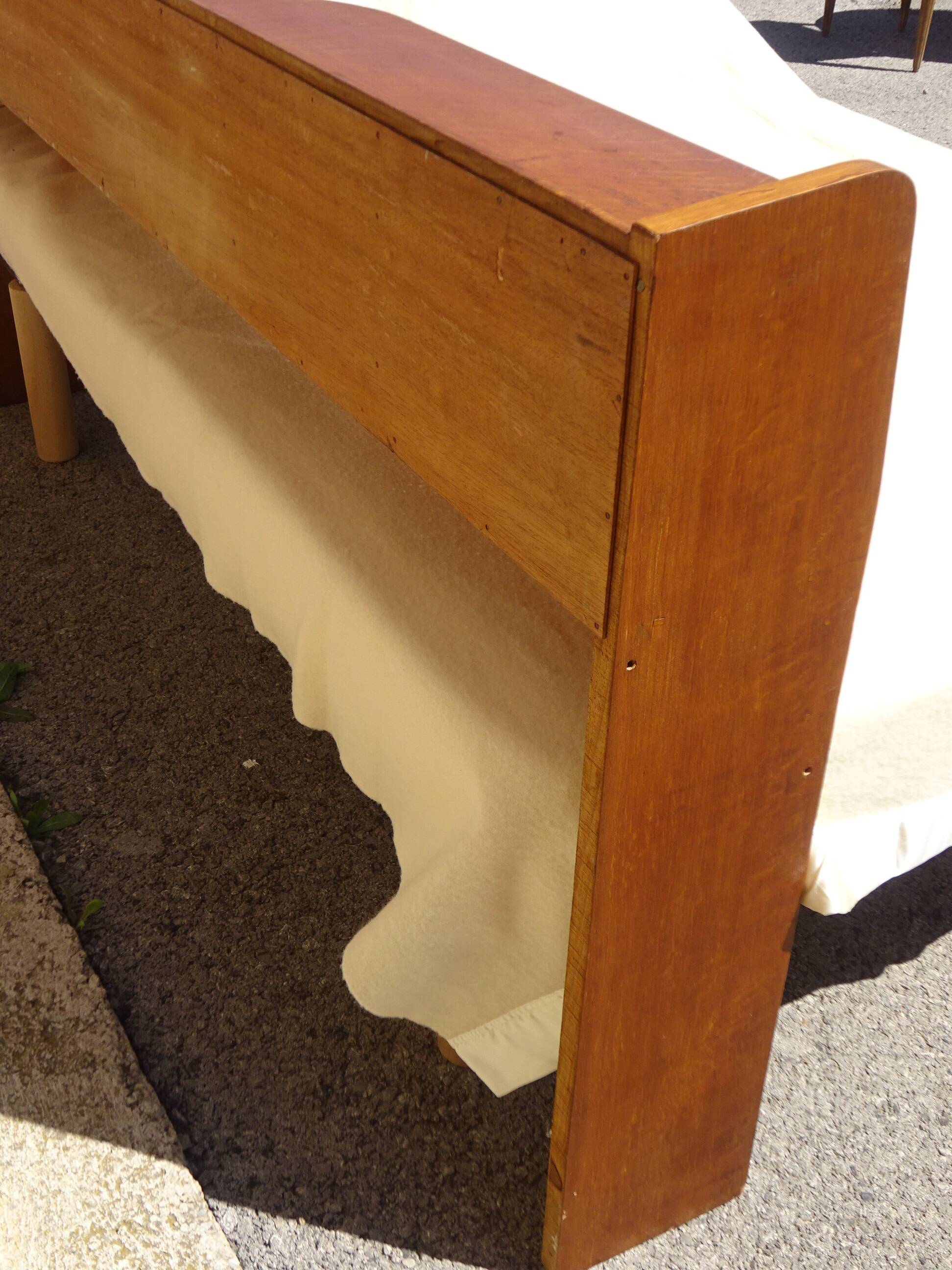 Cosy set and vintage headboard