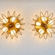 Large pair of Space Age wall lights from the 50s/60s.