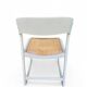 Ensemble de 5 chaises Baumann modèle "Traineau" blanches