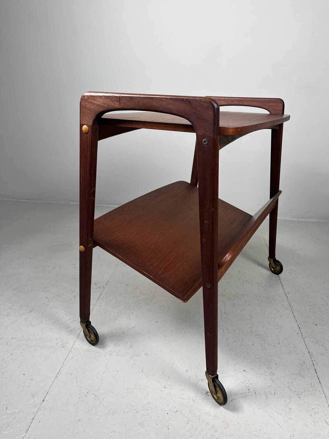 Vintage wooden trolley