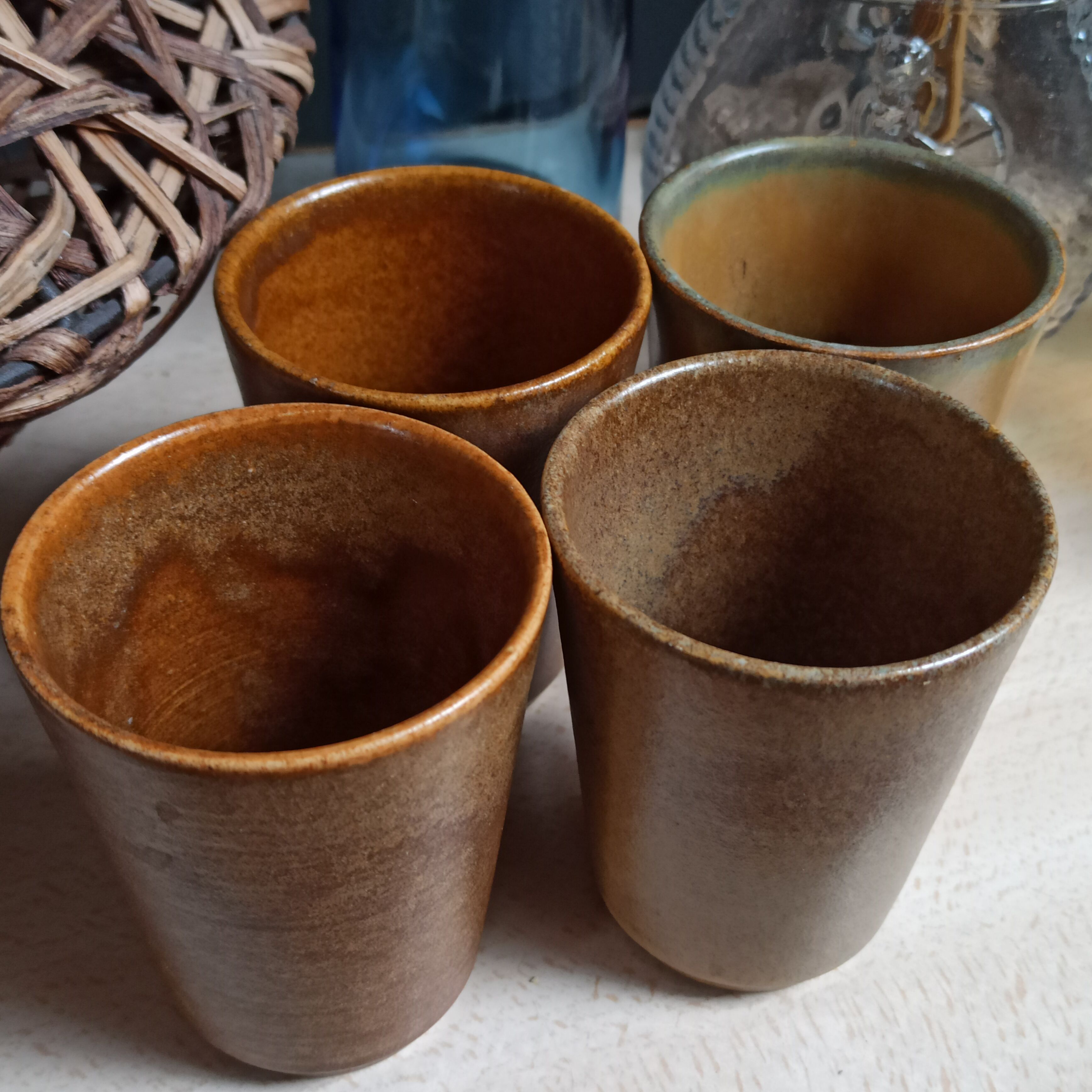 Digoin sandstone cups