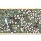 Painted canvas depicting flowers and birds. Contemporary work.