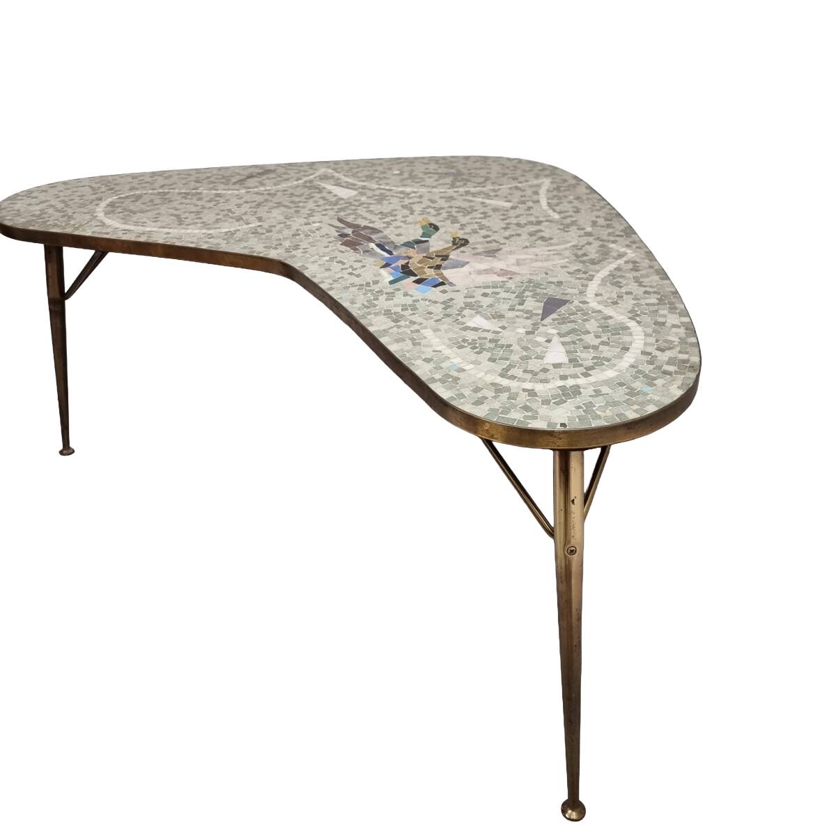 Vintage Berthold Müller Mosaic Coffee Table, 1960/70s