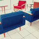 Paire de fauteuils Allemand 1960, COR design.
