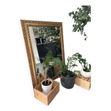Large Golden Mirror
