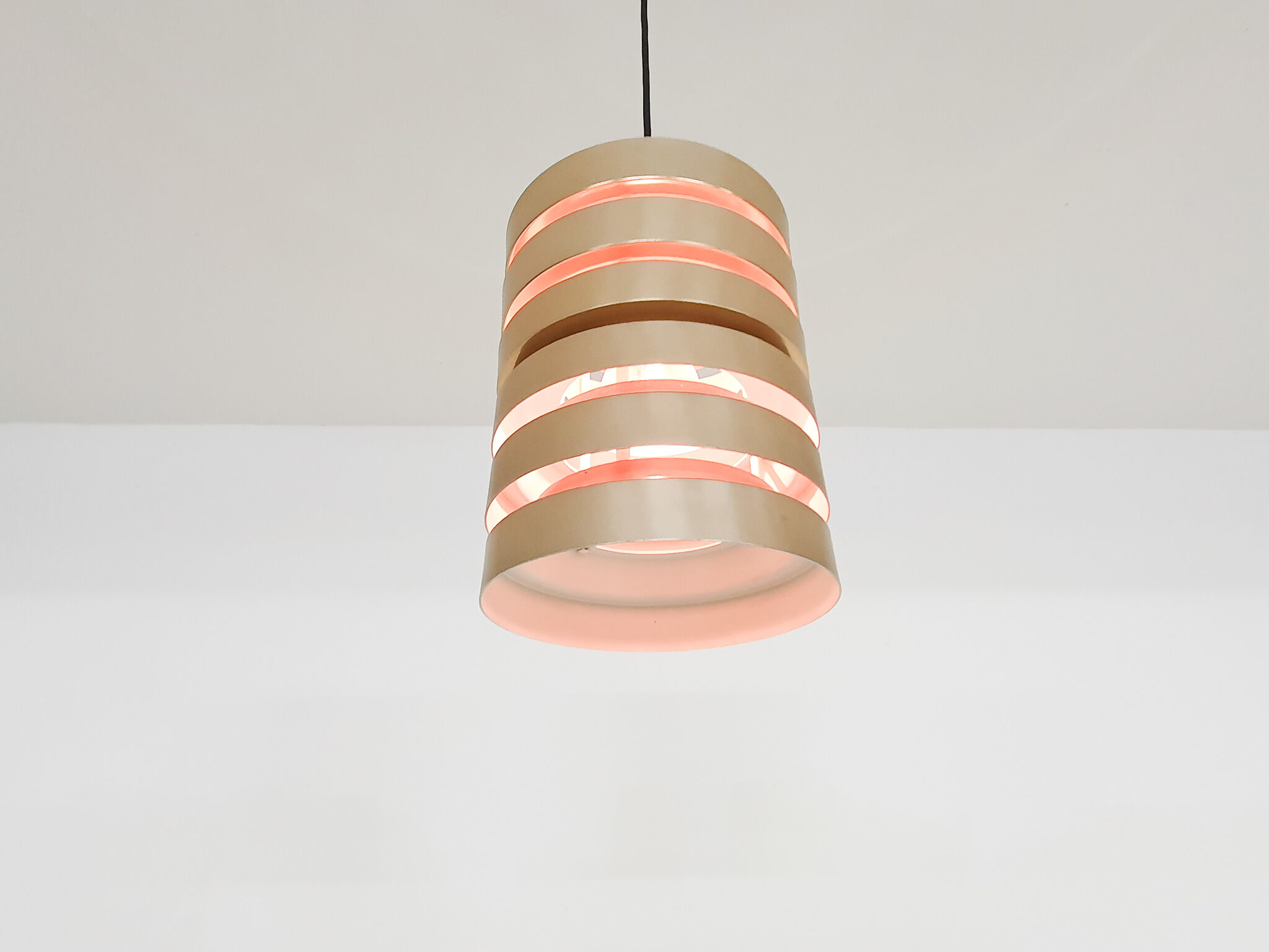 Granhaga Carl Thore Sweden brass pendant light from the 1960s