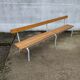 Banc d'école avec dossier