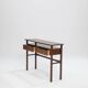 Palisander Scandinavian two-drawer Console, Denmark, 1960s
