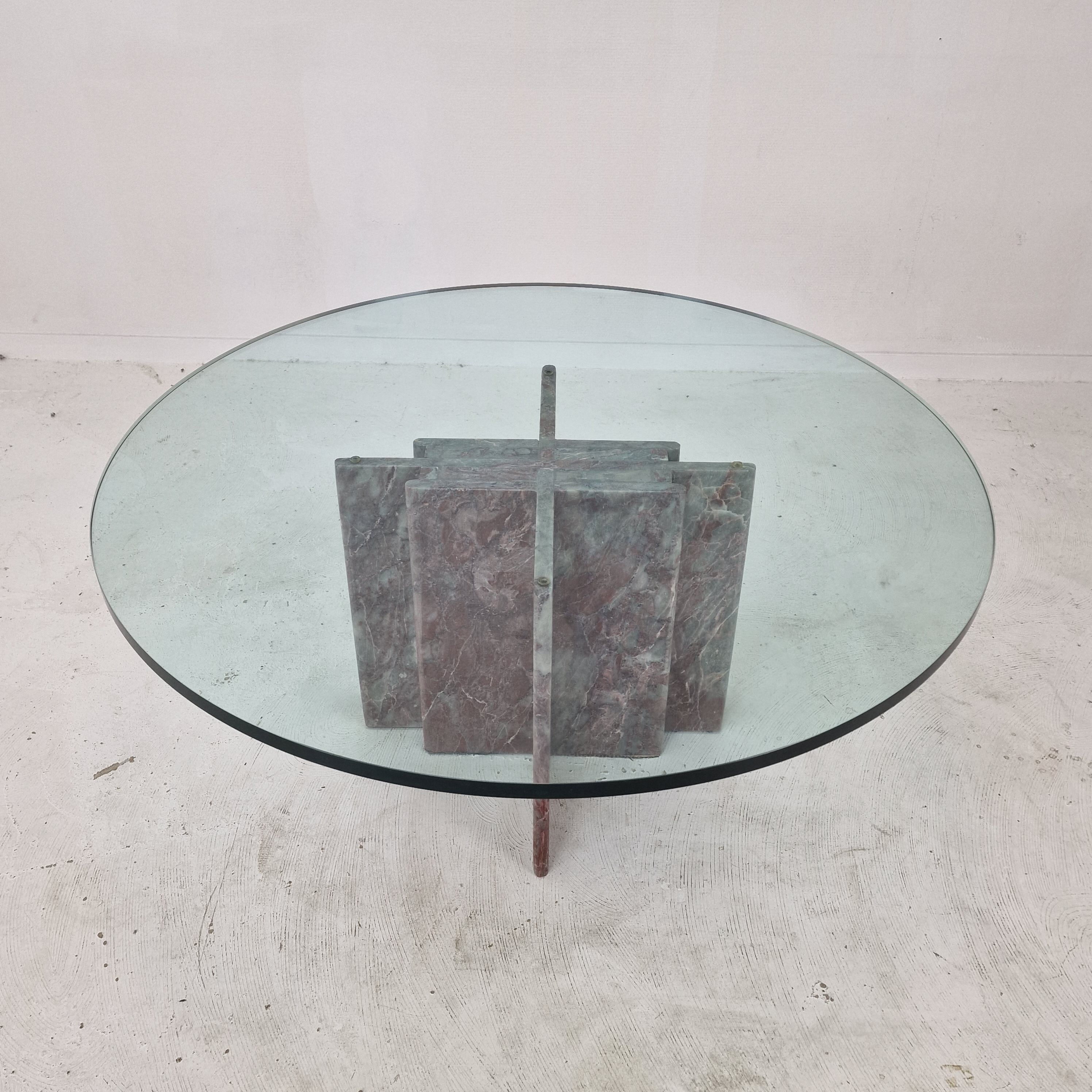 Italian Marble Coffee Table, 1980's