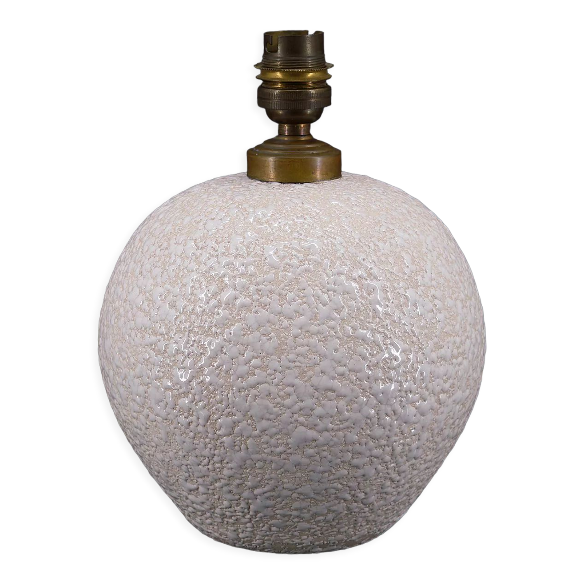 White ceramic lamp Besnard style, circa 1930