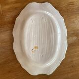Large decorative earthenware dish