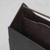 Antique Dutch Art Deco Bauhaus Magazine Rack