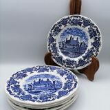 Dessert plates in English porcelain