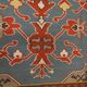 Tapis Kilim anatolien ancien, tapis tissé plat à motifs floraux turquoise, 133 x 200 cm
