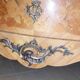 Louis XV style curved chest of drawers in rosewood 3 drawers and marble top