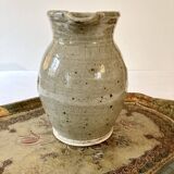 Grey-beige pyrite stone jug